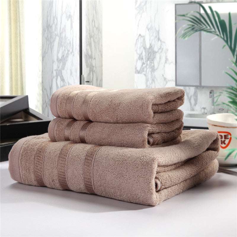 Premium Bamboo Towel Set - Antibacterial & Hypoallergenic Comfort