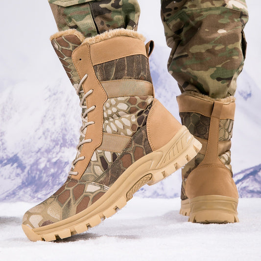 Winter Plush Thermo Cotton Boots for men