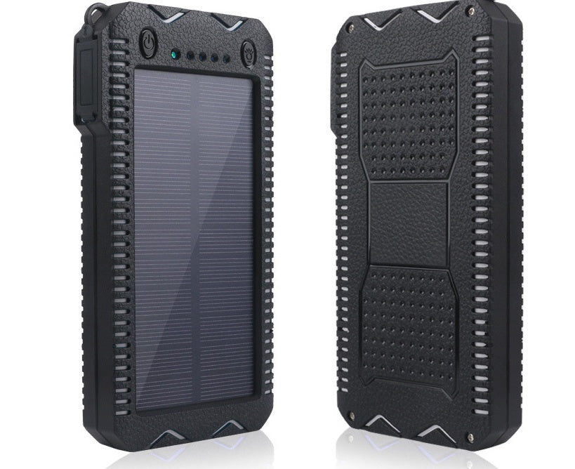 Solar Power Bank 15000 mAh – Rugged, Portable Charger for Outdoor Adventures