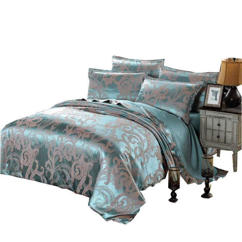 HX Pure Cotton Satin Bedding Set – Luxurious, Soft, and Stylish