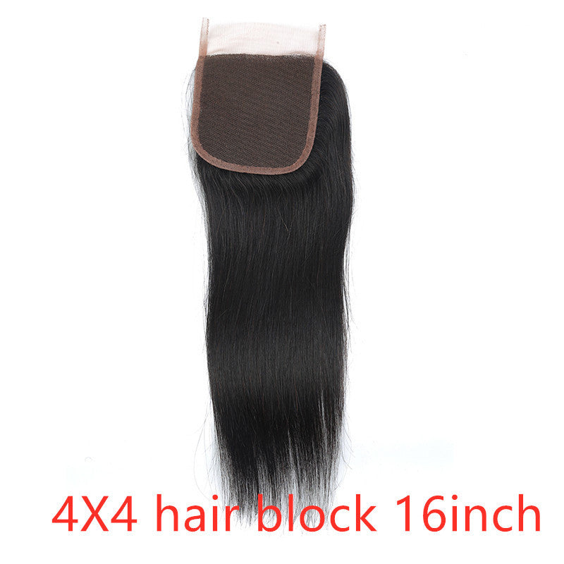 Real Human Hair Wig – Straight Wave, Natural Color, Elegant Look