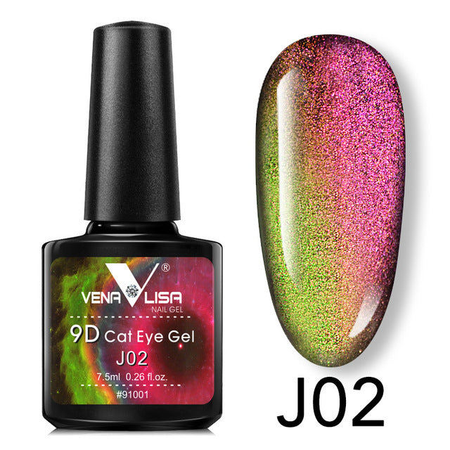 Venalisa 9D Gel Polish Cat Eye Magic – Galaxy Starry Magnetic Multicolor 5ml