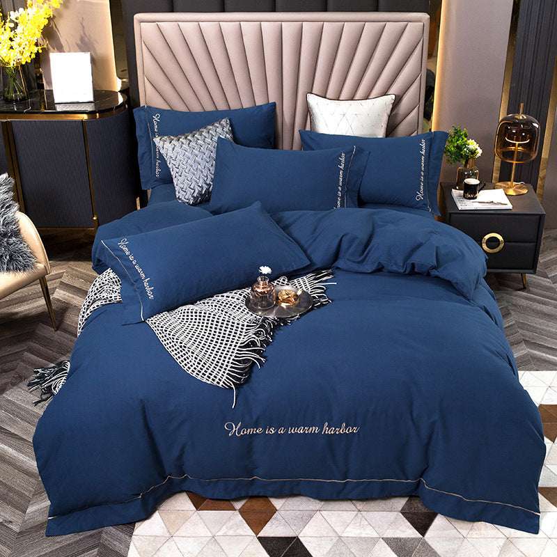 Luxurious Brushed Cotton Bedding Set - Personalized Fashion Series