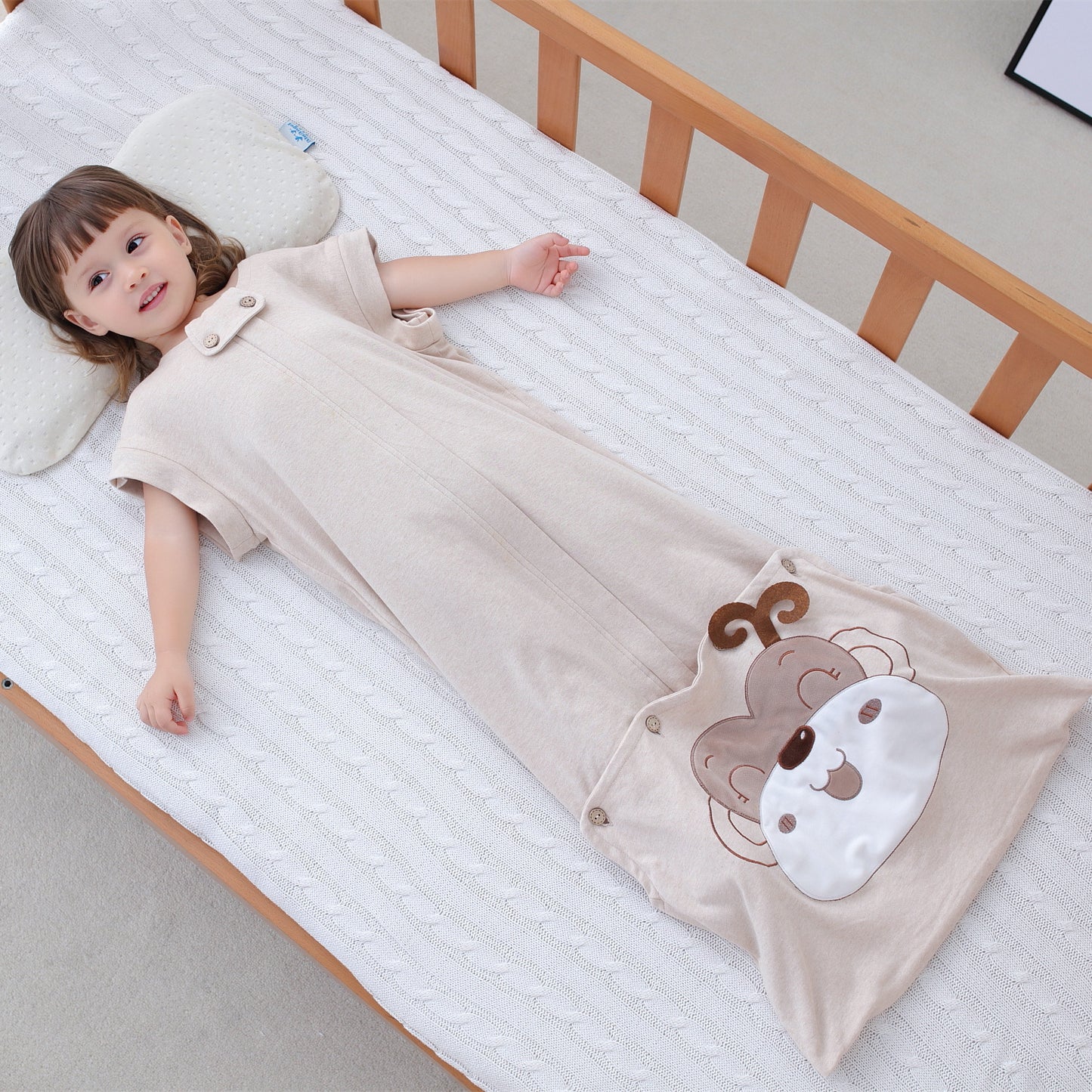 Baby Cotton Sleeping Bag – Warm & Breathable Sleep Sack for Autumn & Winter