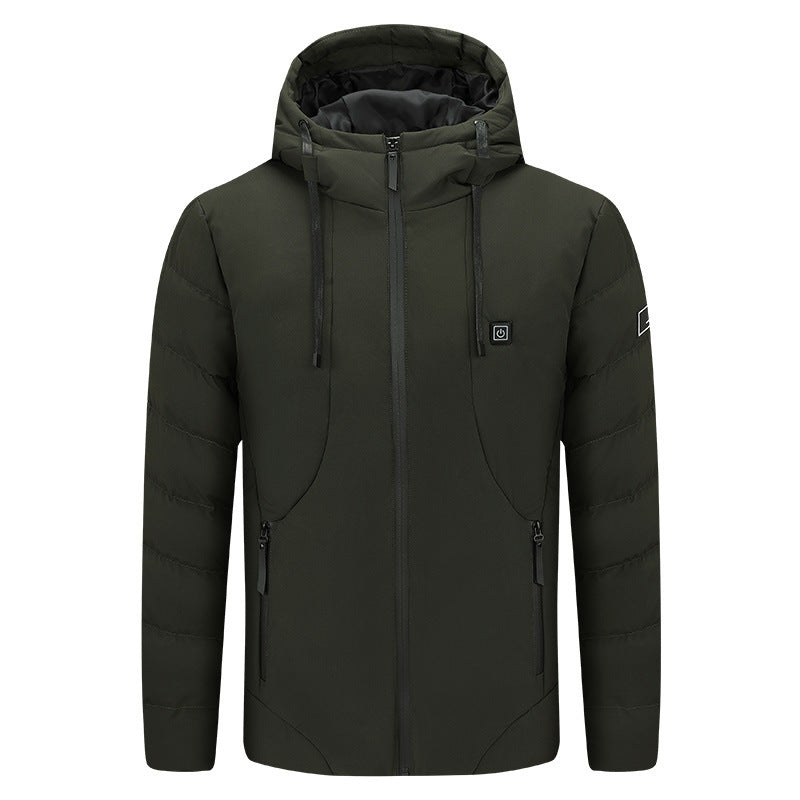 USB Rechargeable Heated Cotton Jacket for Unisex - Stylish & Functional Winter Wear