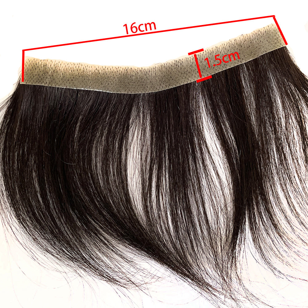 Men´s Toupee Front 15 cm-Brazilian Remy Hair