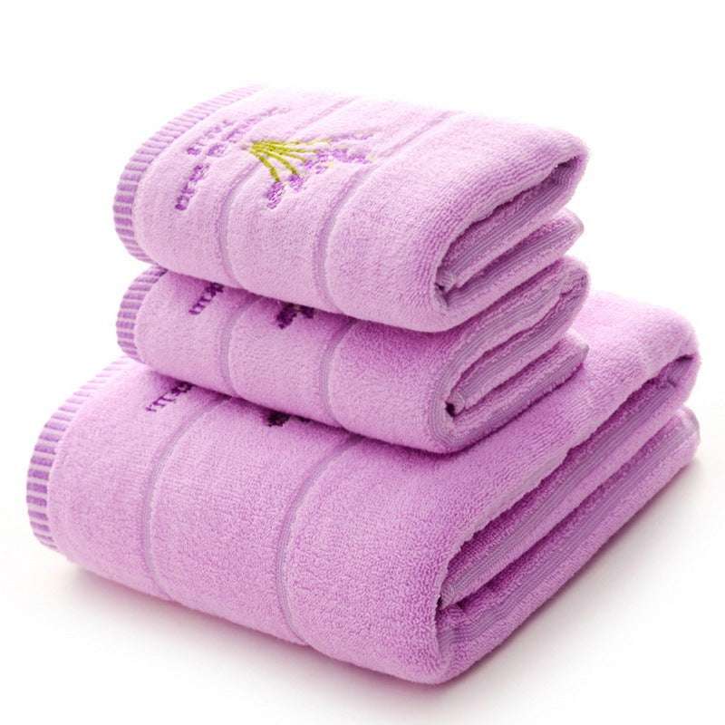 Lavender Style Cotton Towel