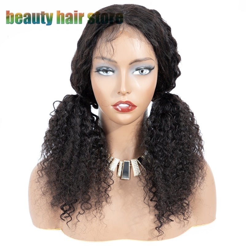 Brasilia Niche Kinky Curly Lace Front Human Hair Wig – 9A Quality, 150% Density