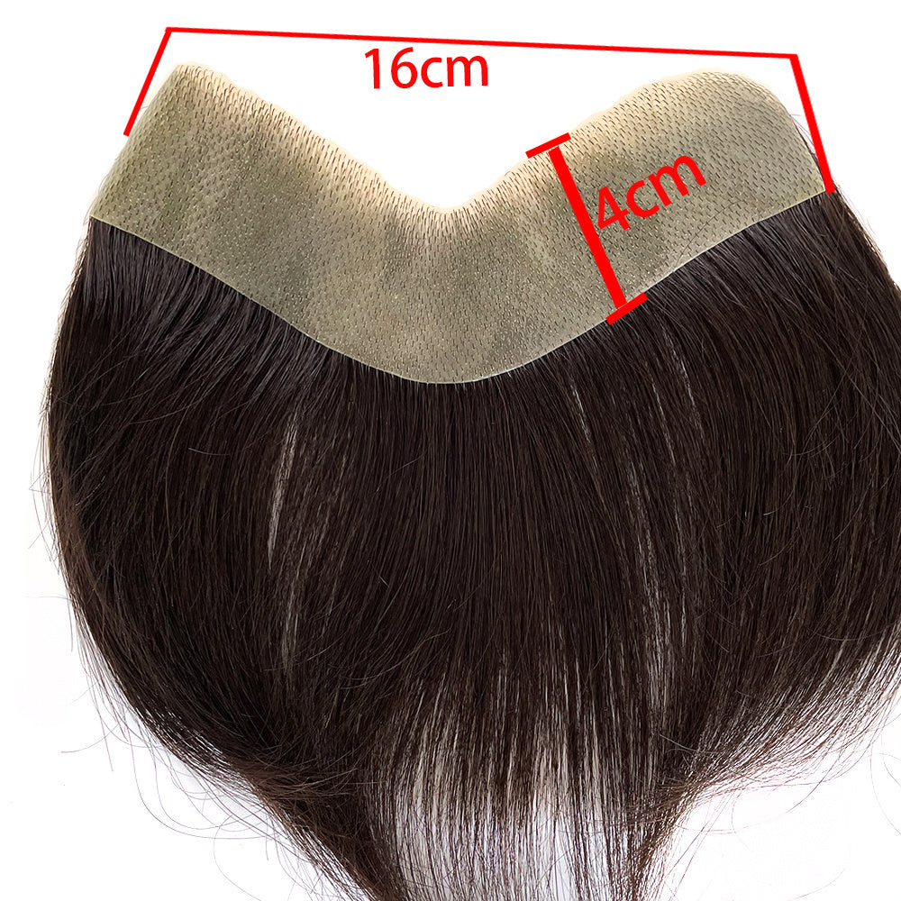 Men´s Toupee Front 15 cm-Brazilian Remy Hair