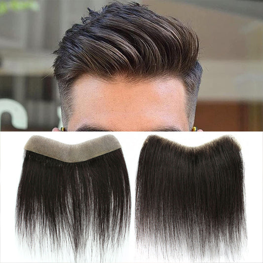 Men´s Toupee Front 15 cm-Brazilian Remy Hair