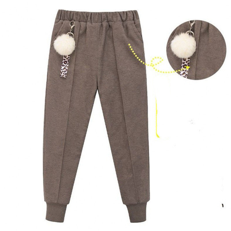 Larger Kids Cotton Woolen Cloth Pants – Comfortable and Warm Winter Pants