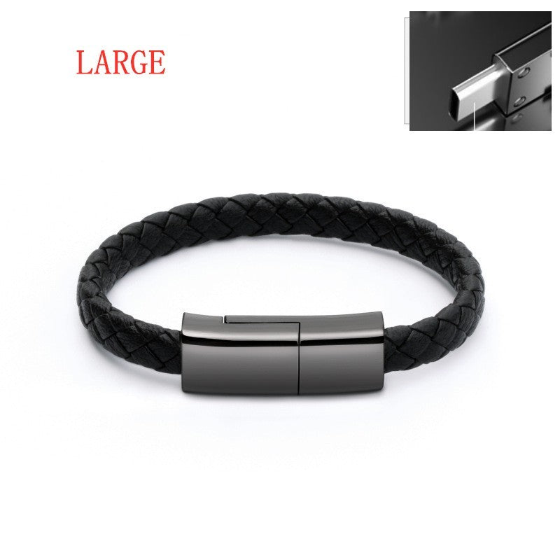 Creative Versatile Bracelet Charging Cable - USB, Micro USB, TYPE-C