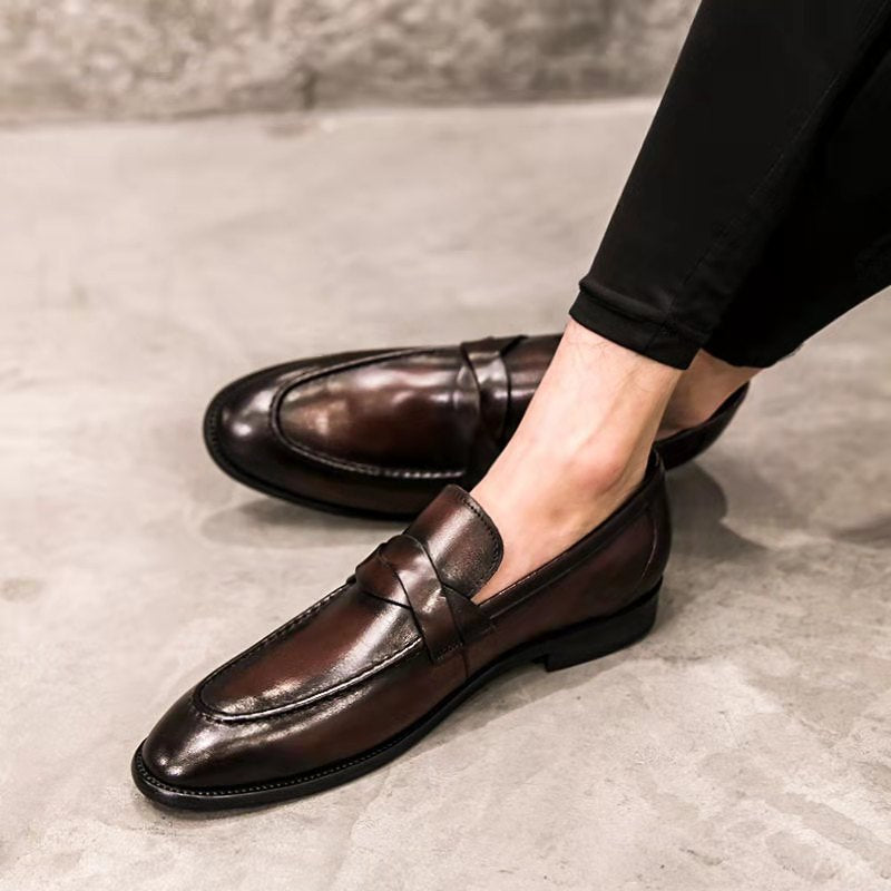 Casual Slip on British Leather Shoe