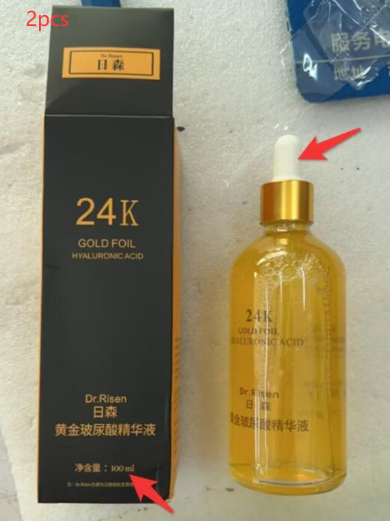 Firming and Lifting Skincare – Gold Liquid with Ginseng and Cordyceps