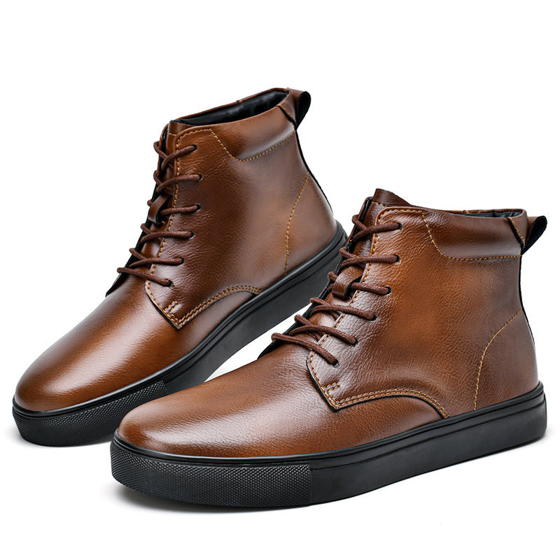 Plus Size High Top Board Shoes for men