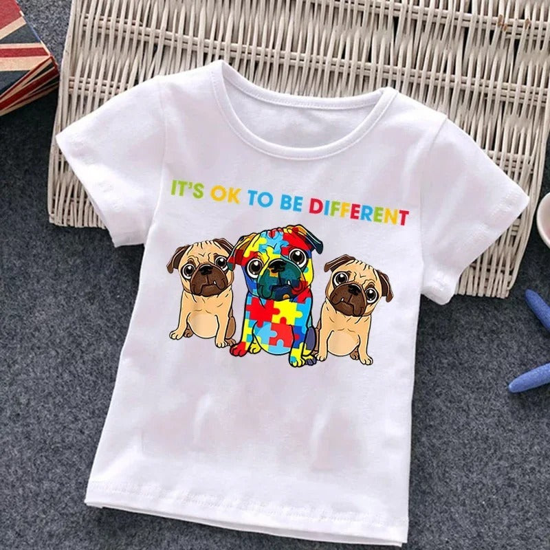 Kids With Autism T-Shirt – Puzzle Design Top for Children and Adults