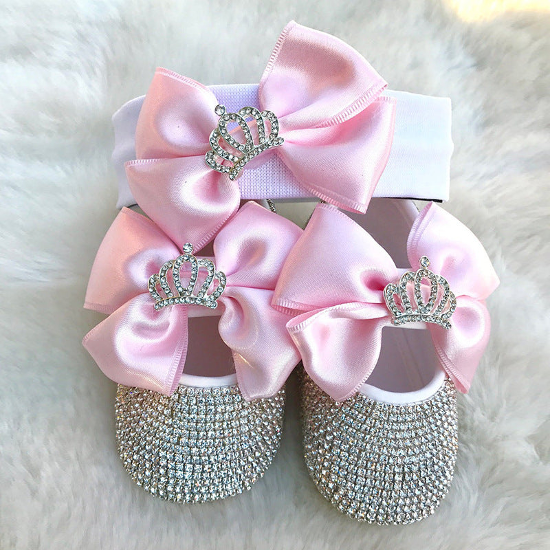 Fashion Rhinestone Shoes for Kids – Photography Props for Newborns & Special Occasions